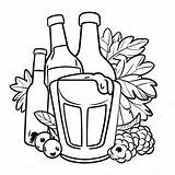 Alcohol Coloring Page 43512 34914 sketch template