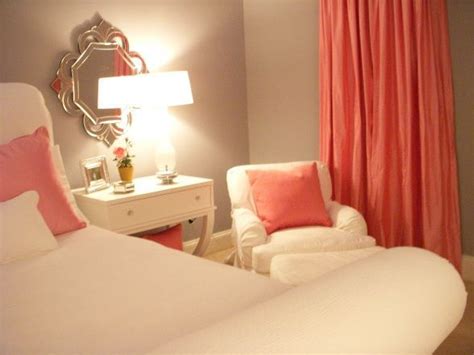 Coral and tan | Home, Gold bedroom decor, Girl bedroom decor