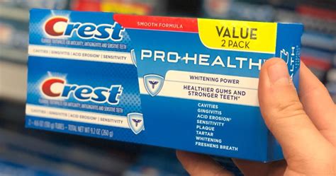 High Value $2/1 Crest Toothpaste Insert Coupon