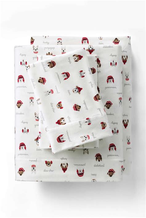 Lands' End Velvet Flannel Sheets | The Cutest and Coziest Christmas ...