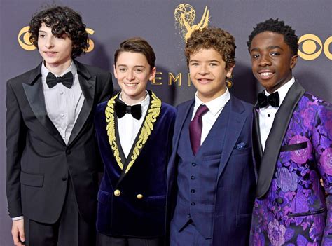 The Stranger Things Kids Had the Best Time at the 2017 Emmys | E! News