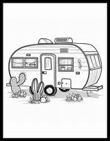 20 Free Printable RV & Camper Coloring Pages For All Ages sketch template