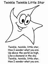 Twinkle Little Star Coloring Pages sketch template