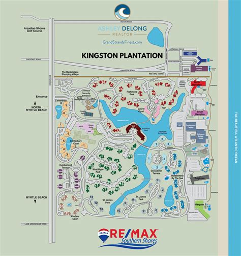 Kingston Plantation Map | Kingston Plantation