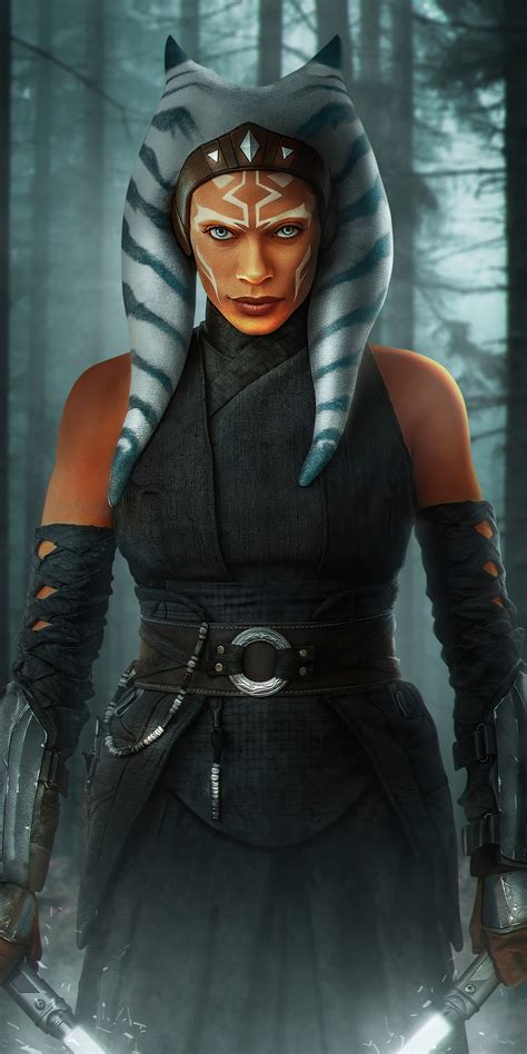 1080x2160 Ahsoka Tano In The Mandalorian Season 2 One Plus 5T,Honor 7x ...