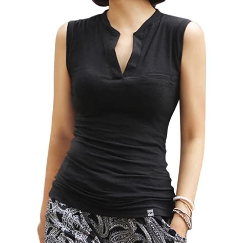 New Fashion Women T shirt Brand Tee Tops Sleeveless Modal Women ...