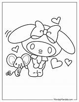24 My Melody Coloring Pages Free PDF Printables sketch template