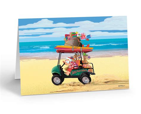 Beach Fun! #stonehousecards | Beach themed christmas cards, Christmas cards, Funny christmas cards