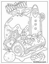 Free DESSERTS Coloring Pages For Download Printable PDF sketch template