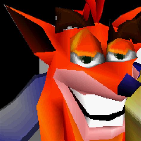 Crash Bandicoot smug face | Crash Bandicoot | Know Your Meme