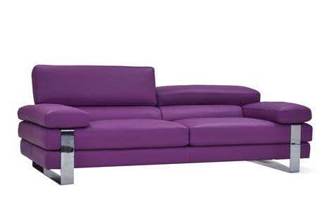 Purple Leather Sofa Made in Italy @ Furniture Toronto | www ...