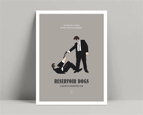 Reservoir Dogs Minimalist Poster Reservoir Dogs Poster - Etsy