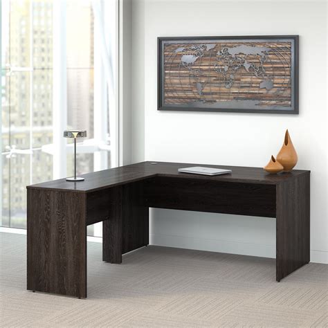 Kensington 60W L Shaped Office Desk by Bush Furniture - Overstock ...