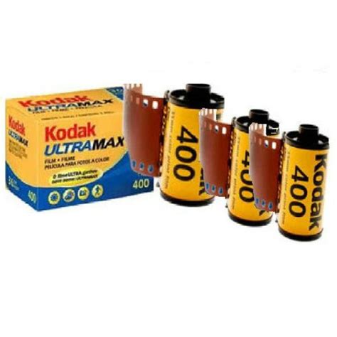 3 PACK Kodak Ultramax 400 Color Print Film 36 EXP. 35MM DX 400 135-36 ...