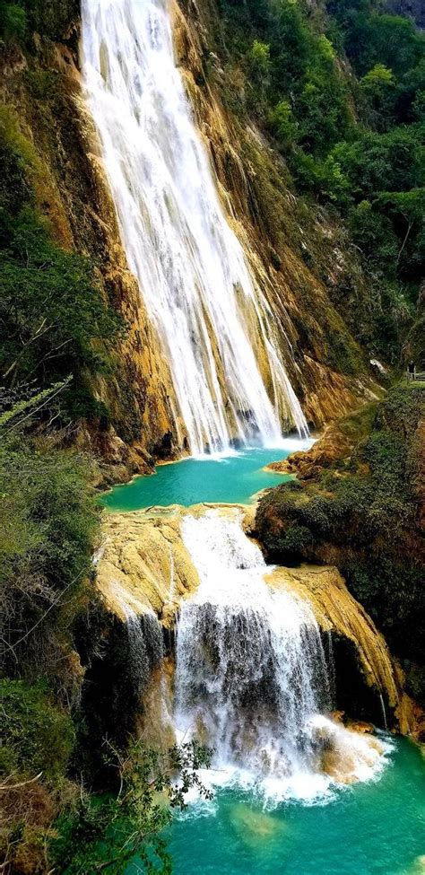 Waterfall in Chiapas, Mexico