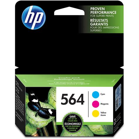 HP 564 Ink Cartridges - Cyan, Magenta, Yellow, 3 Cartridges (N9H57FN) - Walmart.com - Walmart.com