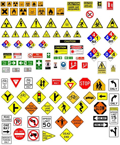 Hazard sign, Road signs, Traffic signs