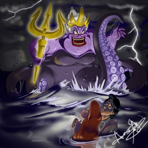 Titan Ursula by *sqwid1nk on deviantART | The Little Mermaid | Disney ...