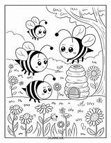 70  Honey Bee Coloring Pages For Kids & Adults Free Printable PDFs sketch template