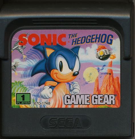 Sonic the Hedgehog (1991) Game Gear box cover art - MobyGames