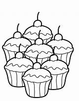 Muffin Coloring Page  Home sketch template