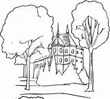 Mansion Coloring Pages  Free Printable Coloring For Kids sketch template