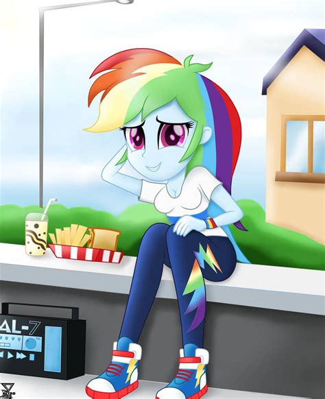 Rainbow Dash You were not in the school? (EQG) by https://www.deviantart.com/theretroart88 on ...