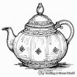 Teapot Coloring Pages  Free & Printable sketch template