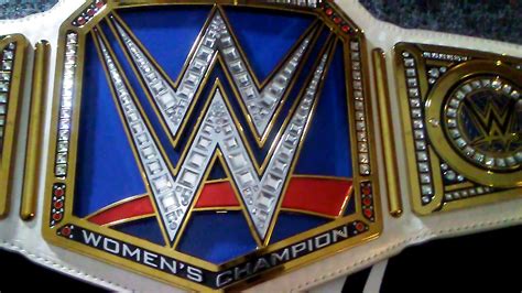 WWE SmackDown Womens Championship .. Commemorative Edition belt!! - YouTube
