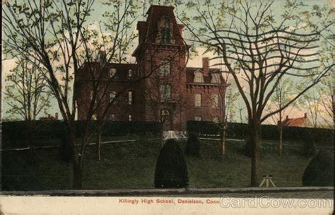 Killingly High School Danielson, CT Postcard