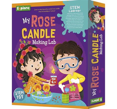 Buy My Rose Candle Making Lab Science Kits for Kids Age 6Y+ | Hamleys - Candle Kit