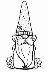 86 Gnome Coloring Pages  ColoringPagesOnlycom sketch template