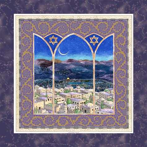 Jerusalem Wall Art Fine Art Print by Mickie Caspi Unique and Custom Art