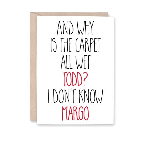 Funny Todd Margo Christmas Card, Funny Christmas Cards, Christmas ...