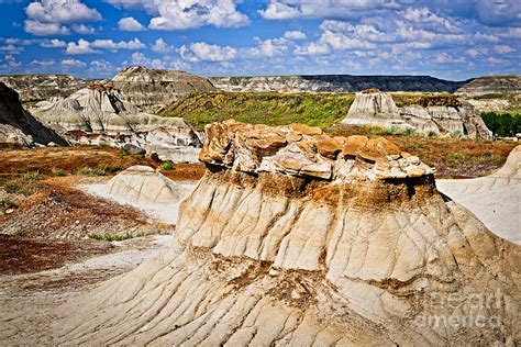 Badlands in Alberta Photograph by Elena Elisseeva