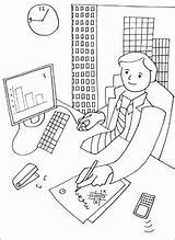 Office Coloring Pages At GetDrawings  Free Download sketch template