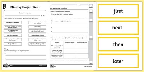 Time Connectives & Conjunctions | KS2 | Primary Resources