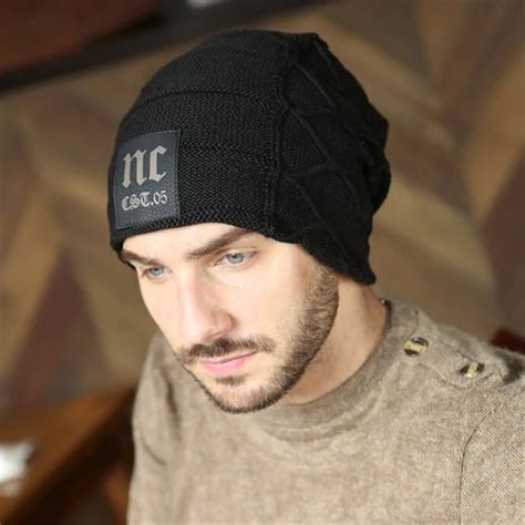 Aliexpress.com : Buy 7017 Hats Male Fashion Black Snowboard Beanies Caps Man Brand Leisure Skull ...