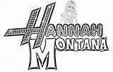 Printable Hannah Montana Coloring Pages sketch template