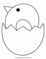 Chick Hatching From Egg Coloring Page • FREE Printable EBook  sketch template