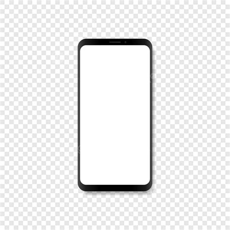 White Screen Smartphone Mockup For App Demo Icon Mock Electronic Vector, Icon, Mock, Electronic ...