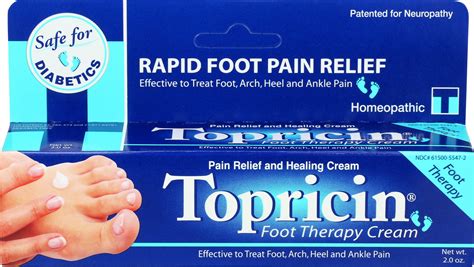 Topricin Foot Pain Relief Cream 2oz – BrickSeek