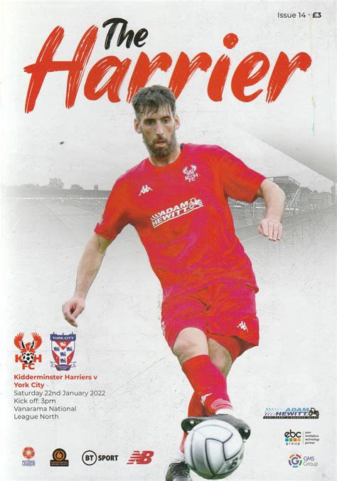 Kidderminster Harriers v York City 22-Jan-2022 - ProgrammeCollector.Net