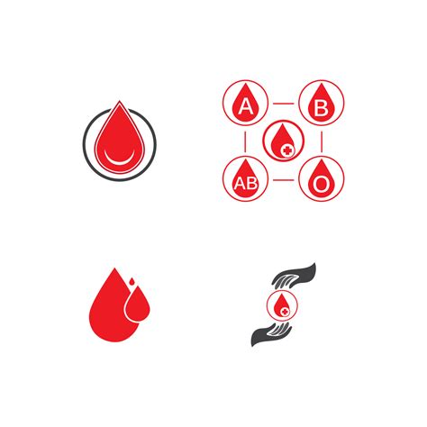 Human Blood logo template vector icon illustration design 8865406 ...