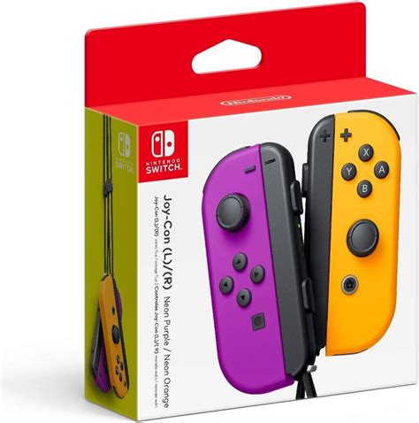 Nintendo Neon Purple/ Neon Orange Joy Con (L-R) - Nintendo Switch Buy ...