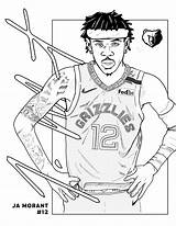 Kevin Durant Coloring Page sketch template