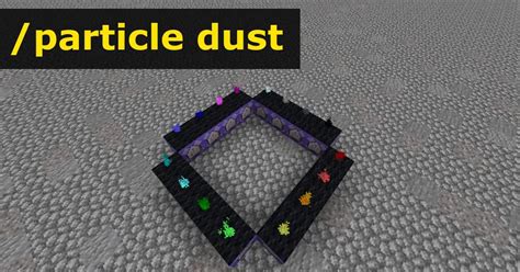 Minecraft : Colored Dust Particle Command Generator : Gamer Geeks