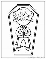 Vampire Teeth Coloring Page sketch template