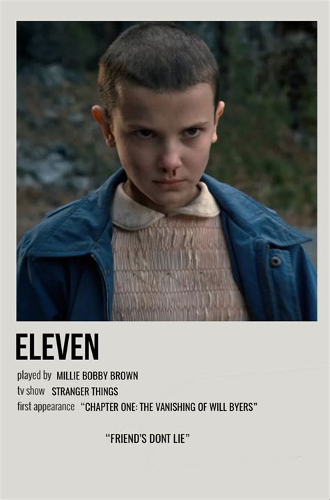 eleven in 2021 | Stranger things poster, Stranger things characters, Film posters minimalist