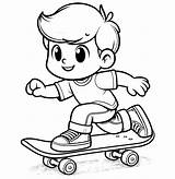Skateboarding Coloring Pages 🛹 3 Free Printable Sheets sketch template